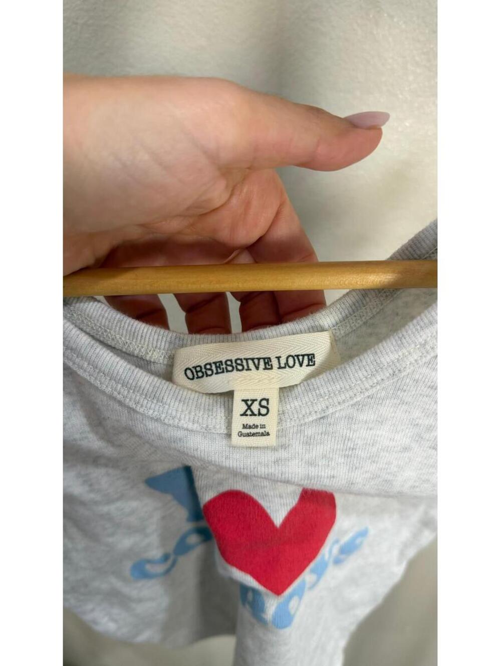 Size XS Obsessive Love tank top “I love cowboys” size XS - Picture 3 of 3
